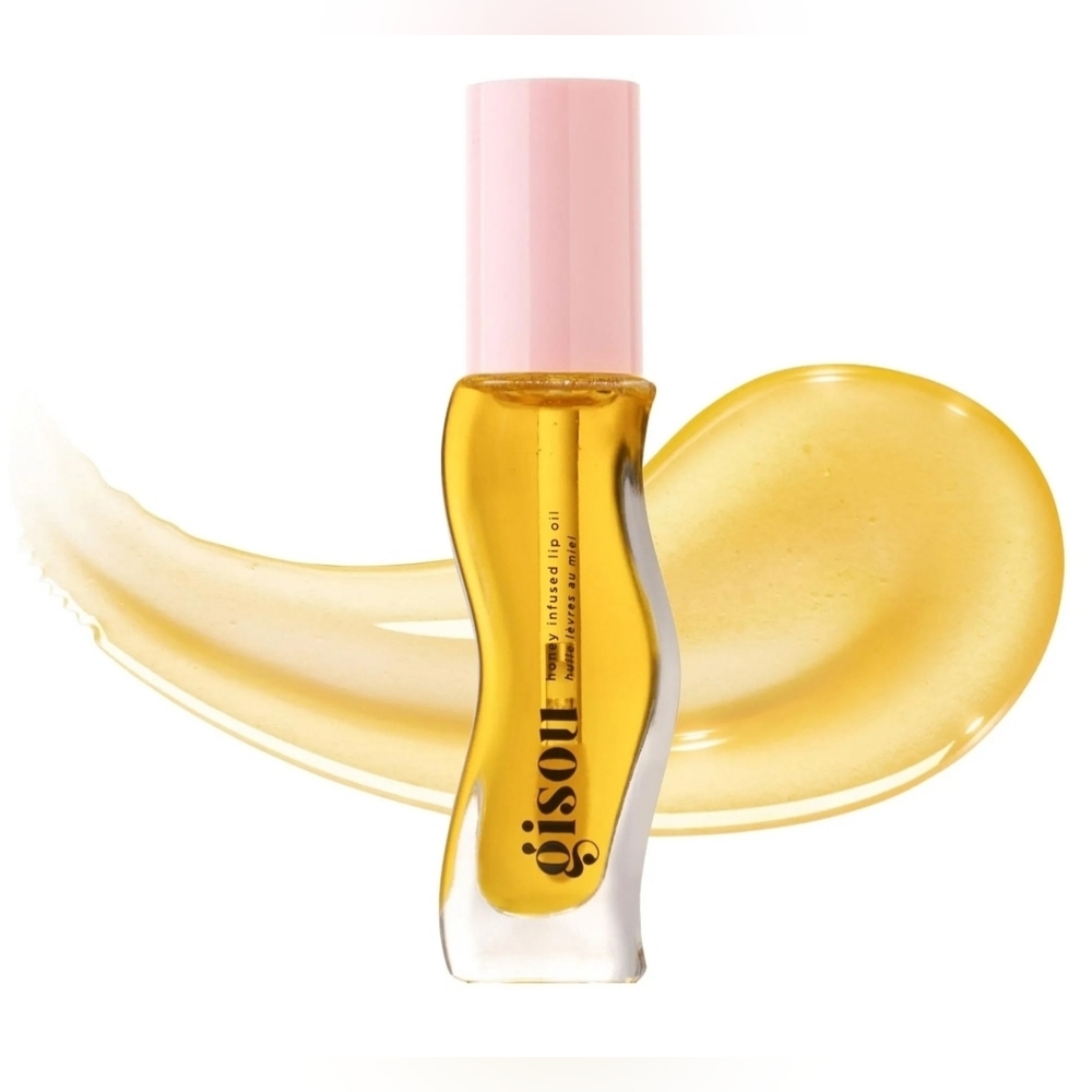 Gisou Honey Infused Hydrating Lip Oil, HONEY GOLD, 0.27 oz / 8 mL, NEW IN BOX